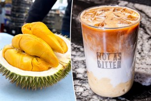 East Village coffee shop Not as Bitter has created a wild hybrid: the durian latte.