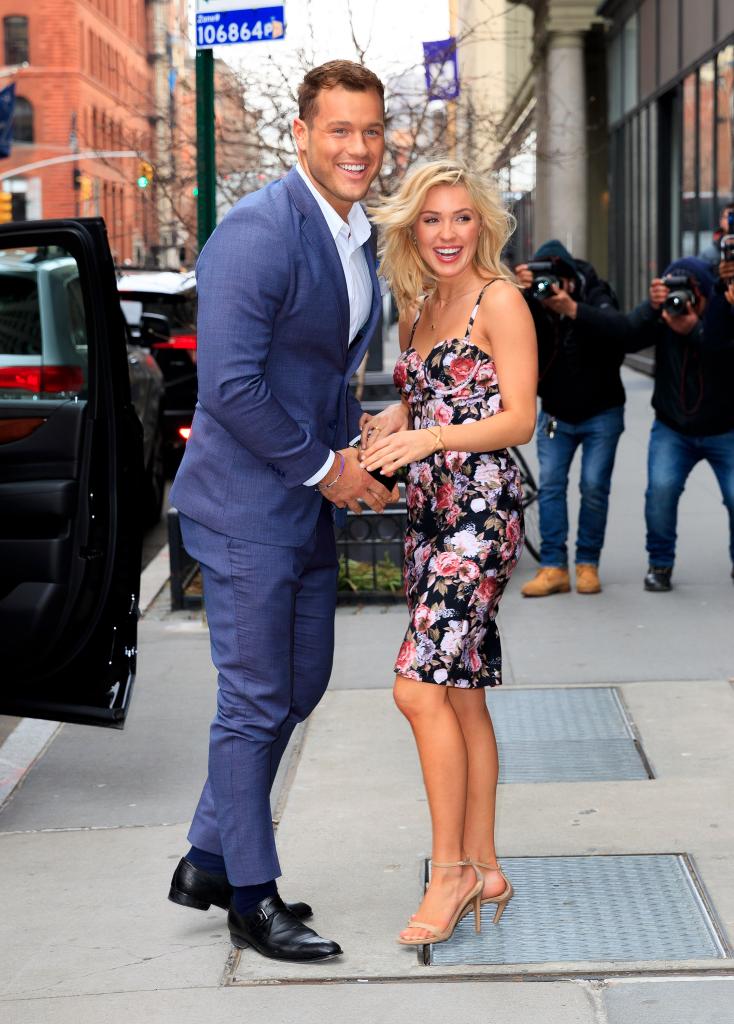 Colton Underwood and Cassie Randolph in New York City on March 13, 2019