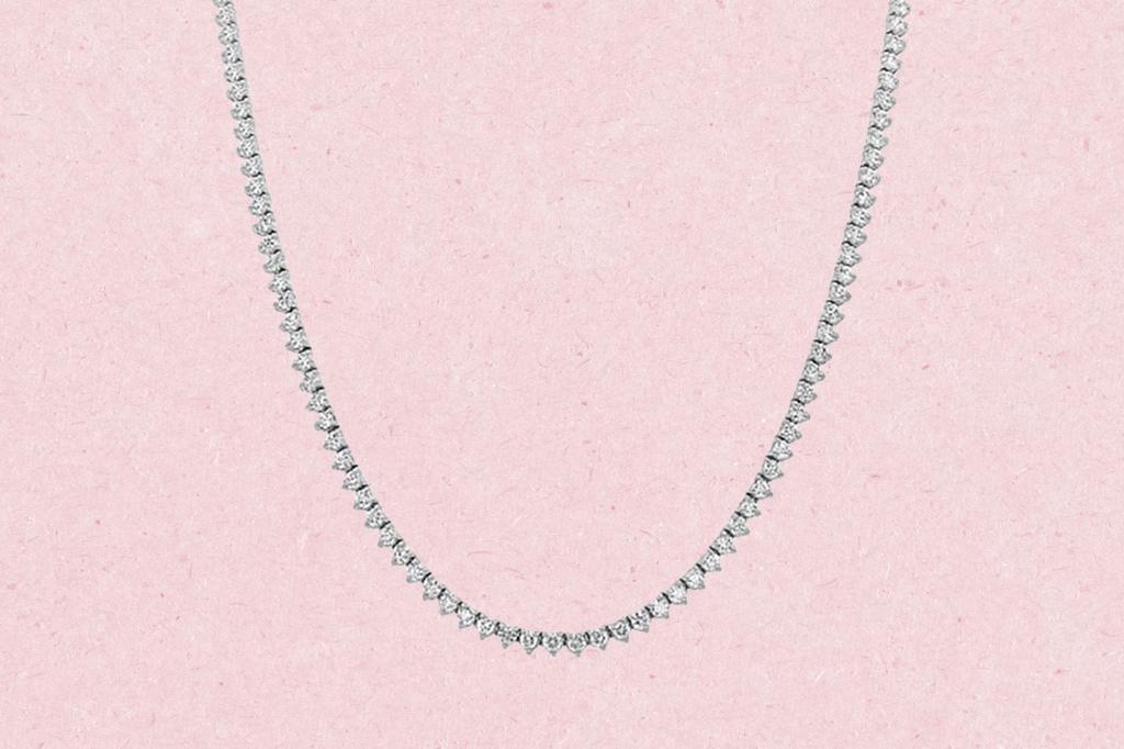 A diamond necklace