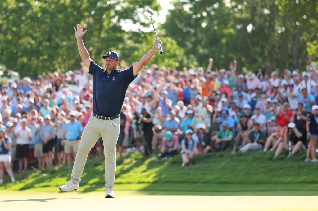 The crowd went wild for Bryson DeChambeau at the PGA Championship at Valhalla.