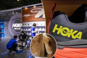 Hoka sneakers and Ugg boost