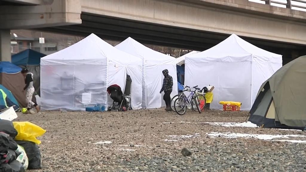 The majority of the migrants at the Colorado encampment eventually accepted Denver's offer to stay at a shelter on Wednesday.