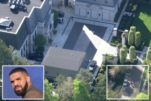 Drake's home taped off by police