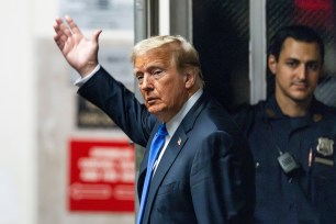 Former President Donald Trump leaves the courtroom at Manhattan Criminal Court in New York on Thursday, May 30, 2024.