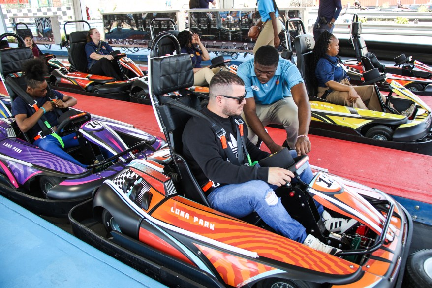 Electric Eden Raceway, Luna Park in Coney Island, Brooklyn.