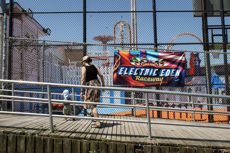 Electric Eden Raceway, Luna Park in Coney Island, Brooklyn.