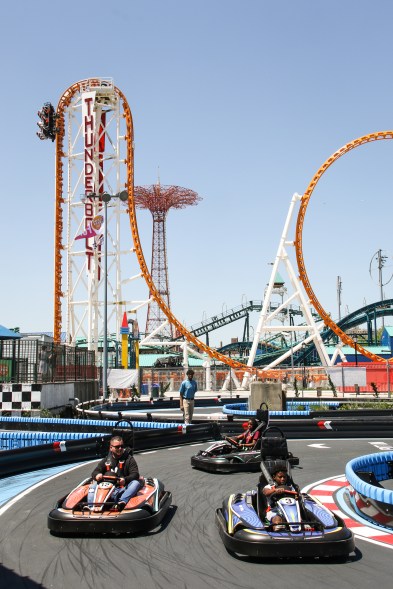 Electric Eden Raceway, Luna Park in Coney Island, Brooklyn.