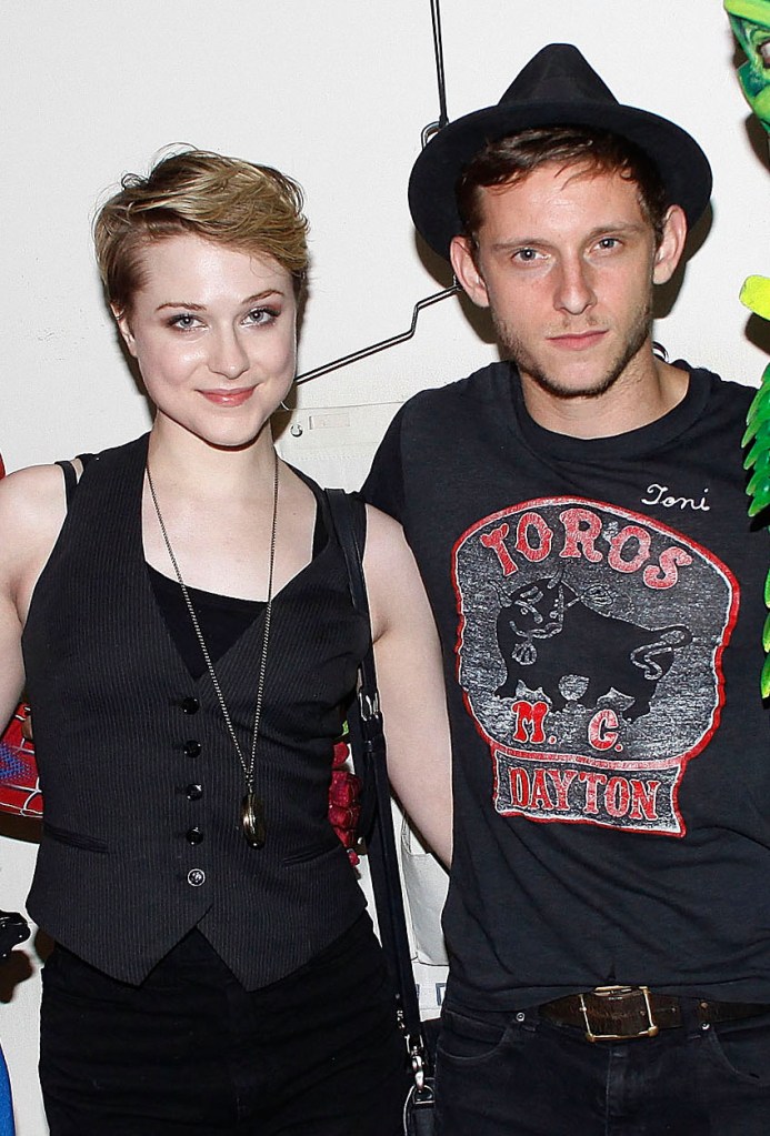 Evan Rachel Wood and Jamie Bell at a Broadway show on July 2, 2011.