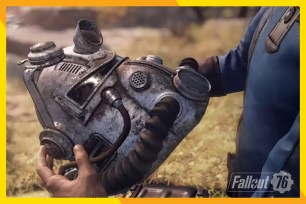 A person holding a machine in FalloutFeat