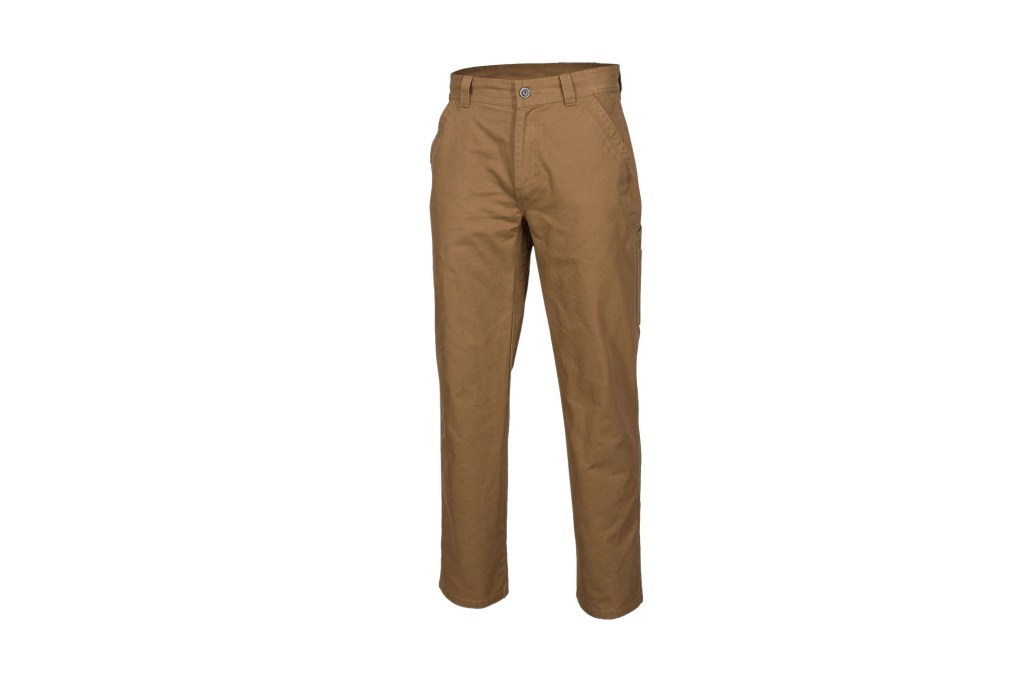 Brown pants on a white background