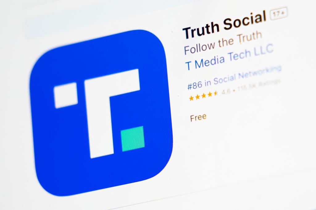 Truth Social app