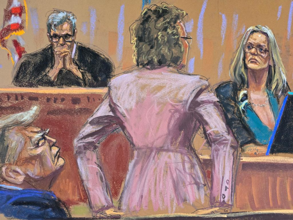 Trump's attorney Susan Necheles asked Daniels if she "made all this up" during the trial.