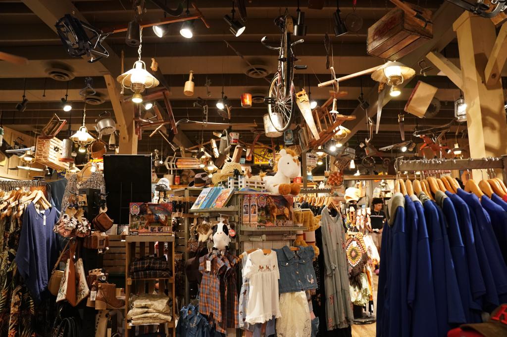General view of Cracker Barrel Old Country Store in Mount Arlington, NJ, showcasing the interior filled with various merchandise