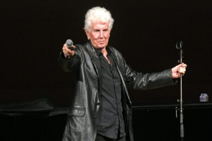 Graham Nash performing at The Music Of Crosby Stills & Nash at Carnegie Hall on May 13, 2024.