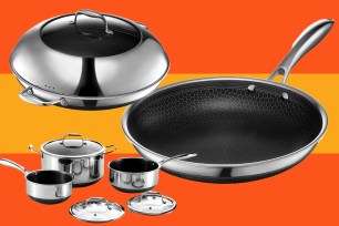 A group of pots and pans