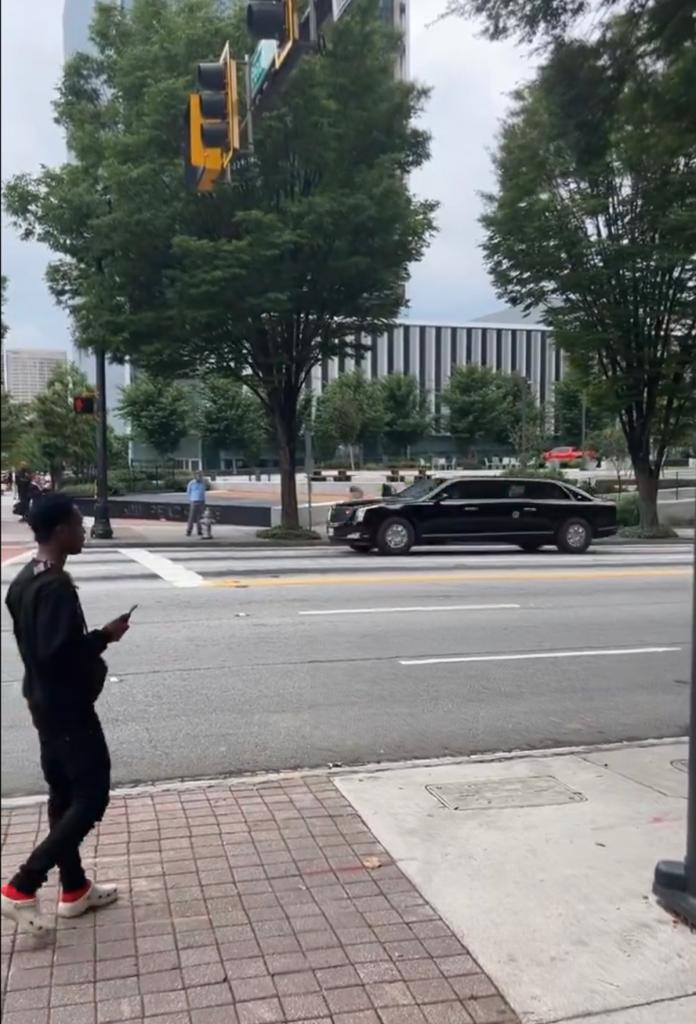 Biden Motorcade in Atlanta