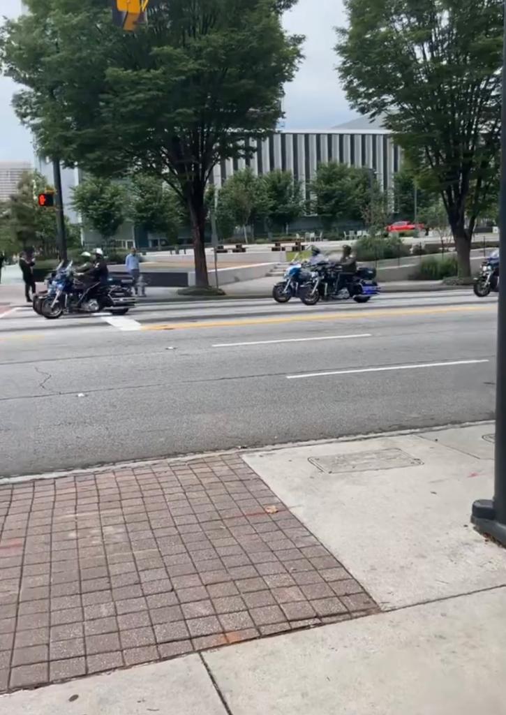 Biden Motorcade in Atlanta