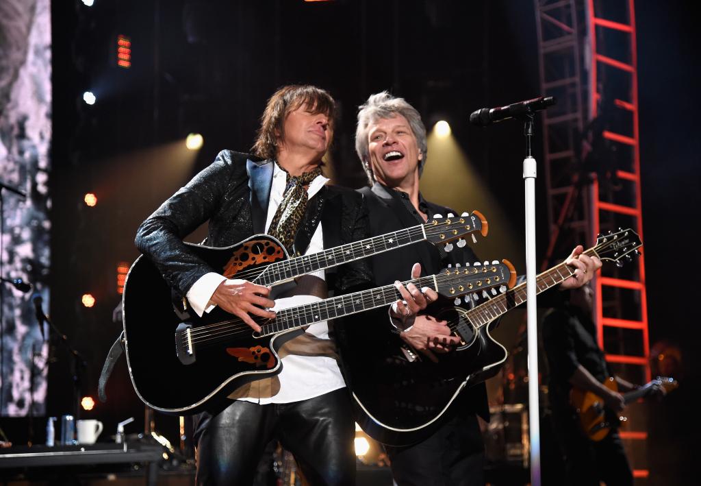 Richie Sambora and Jon Bon Jovi