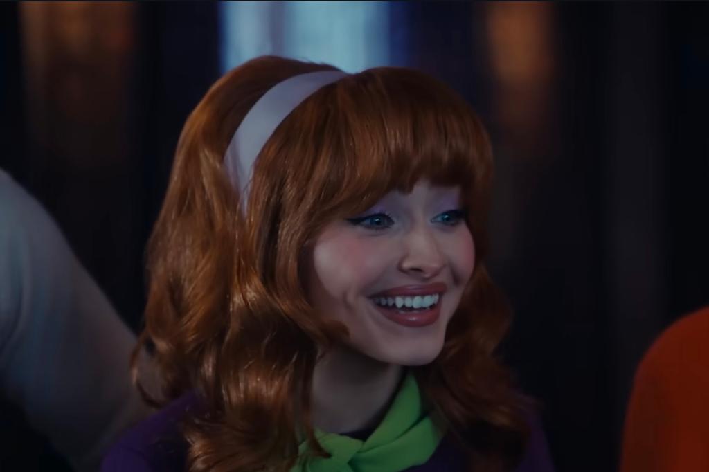 Sabrina Carpenter as Daphne from "Scooby Doo"