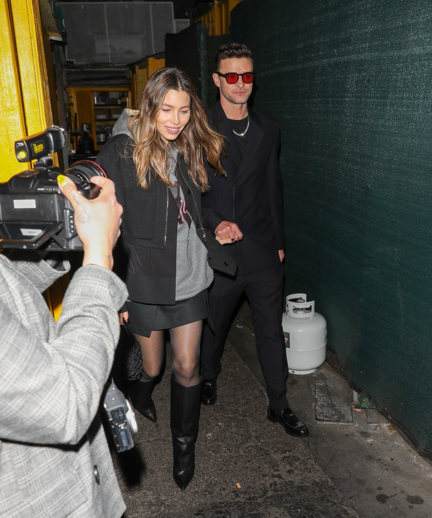 Jessica Biel and Justin Timberlake in LA on March 14, 2024