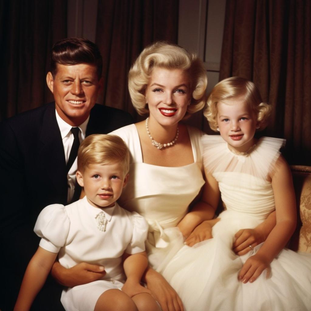 The most requested couple was John F. Kennedy and Marilyn Monroe.