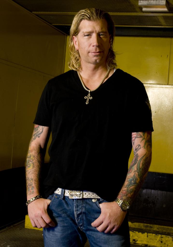 Jon Wysocki of Staind poses at a photo session at a private studio on June 24, 2008 in Los Angeles.