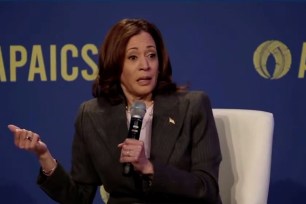 ‘You need to kick that f—ing door down' says Kamala Harris offering advice to young people.