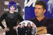 Kelly Osbourne and Simon Cowell.