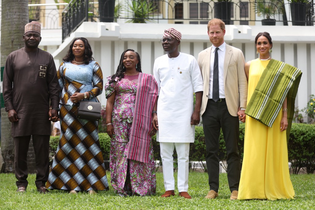 Prince Harry and Meghan Markle in Nigeria