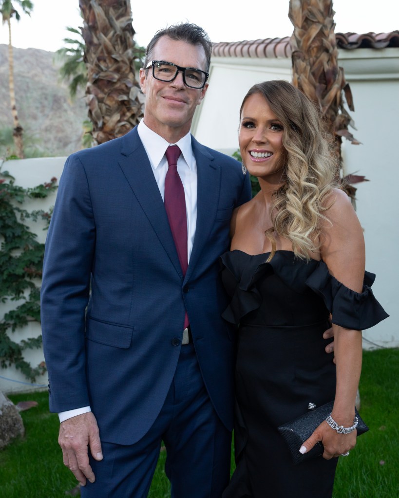 Ryan and Trista Sutter at "The Golden Wedding" in January 2024