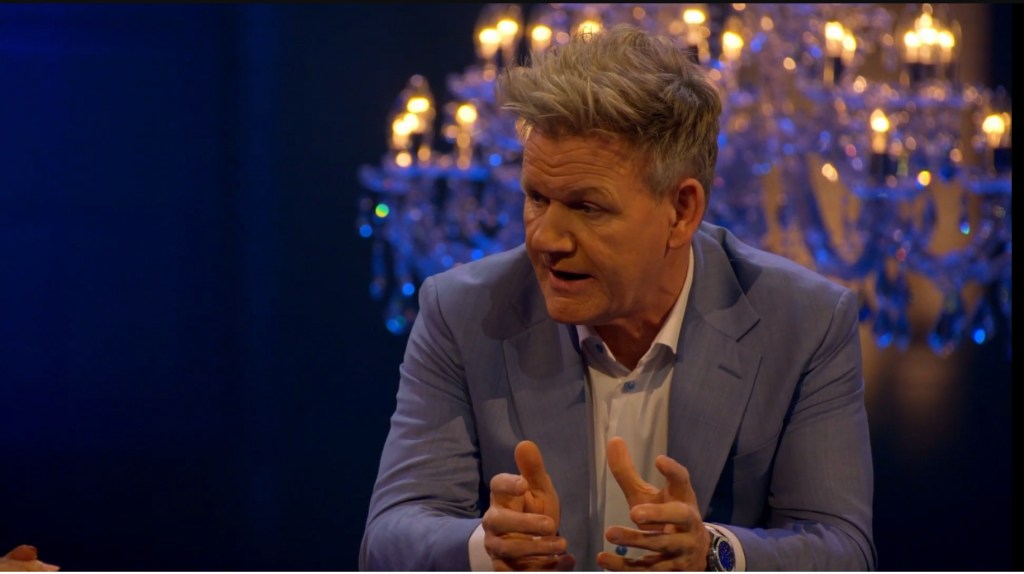 Gordon Ramsay on "Food Stars" Season 2