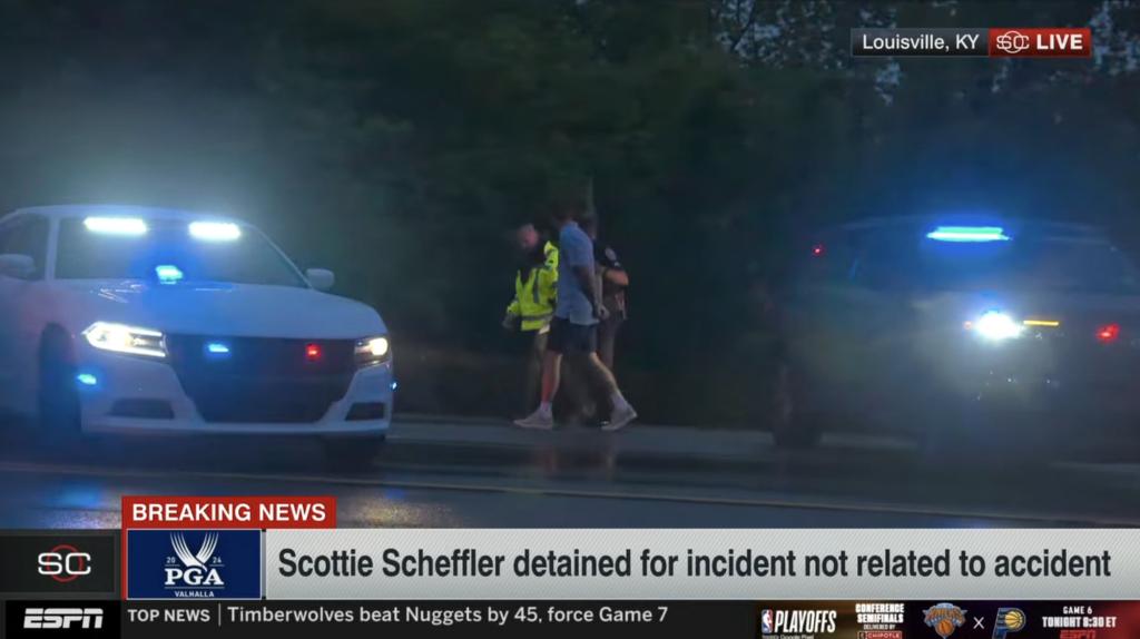 Scottie Scheffler arrested by police outside of PGA Championship.