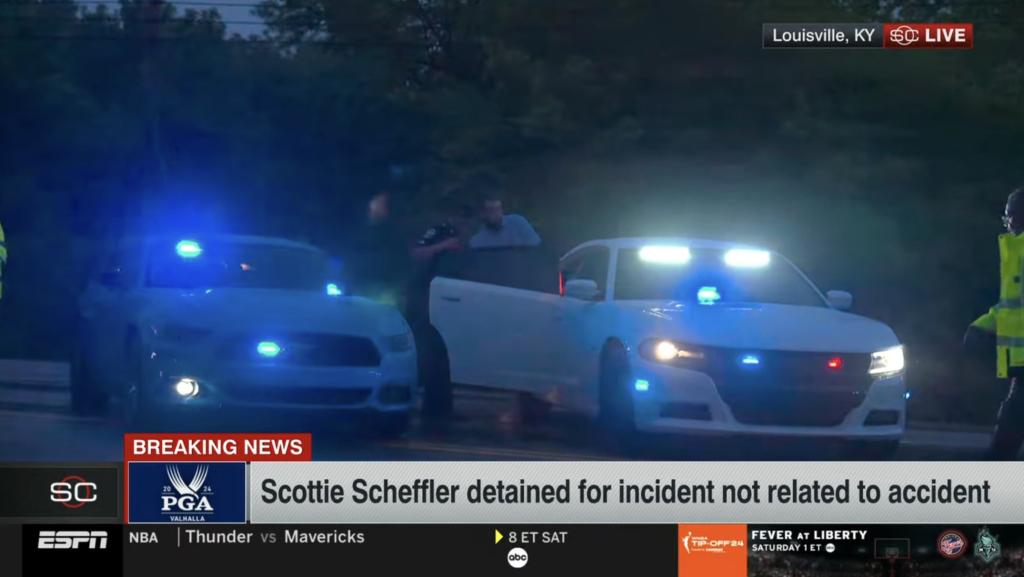 Scottie Scheffler arrested by police outside of PGA Championship.