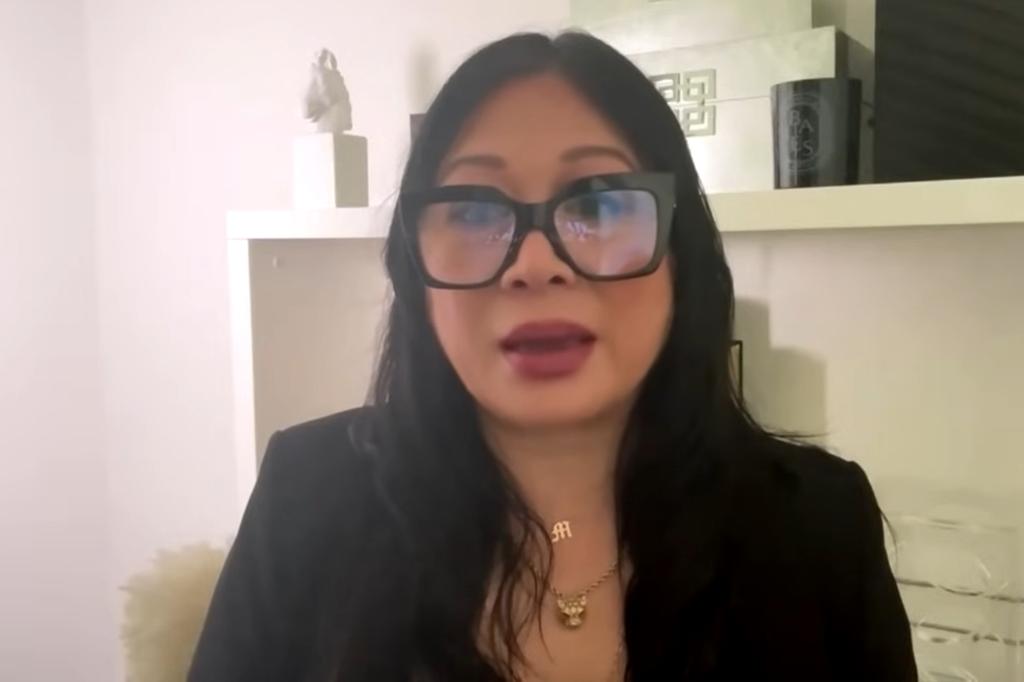 Mylah Morales, a celebrity makeup artist wearing glasses and a black jacket, who expressed concern about Cassie Ventura's safety in 2016