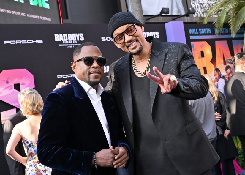Martin Lawrence and Will Smith attend the Los Angeles Premiere of Columbia Pictures' "Bad Boys: Ride or Die" at TCL Chinese Theatre on May 30, 2024 in Hollywood, California.