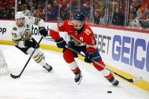 Matthew Tkachuk should have plenty of scoring opportunities for the Panthers in Game 2.