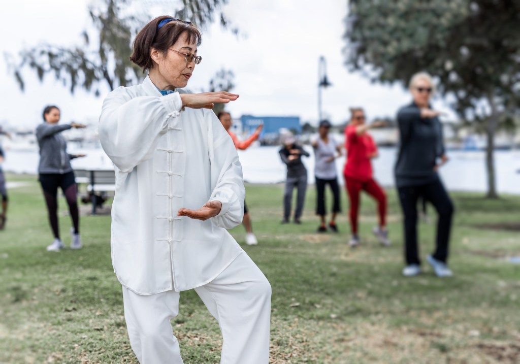 Exercises like tai chi should be done for 30 to 60 minutes a day, three to five times a week, Shah says.