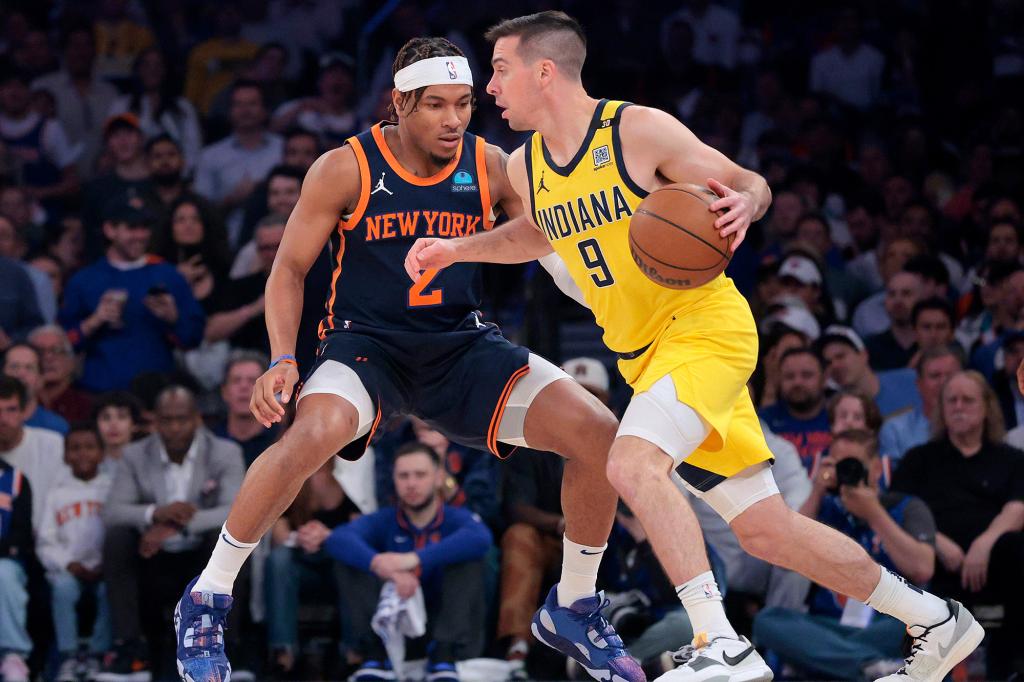 The Pacers have outscored the Knicks by 19 points with T.J. McConnell on the court.