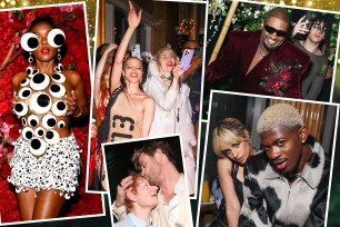 (From left top) Janelle Monae, FKA Twigs, Usher. (From left bottom) Ed Sheeran (left) and Chris Hemsworth, Camilla Cabello and Lil Nas X at Met Gala after parties.