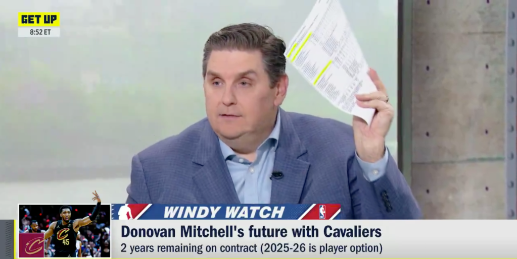 Brian Windhorst says teams are ready to bid for Donovan Mitchell. 