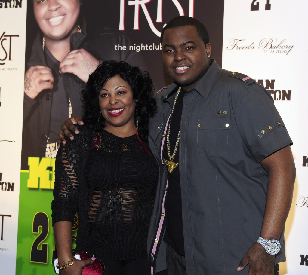 Recording artist Sean Kingston (R) and mother Janice Turner arrive to celebrate Sean's 21st birthday at the Tryst Nightclub