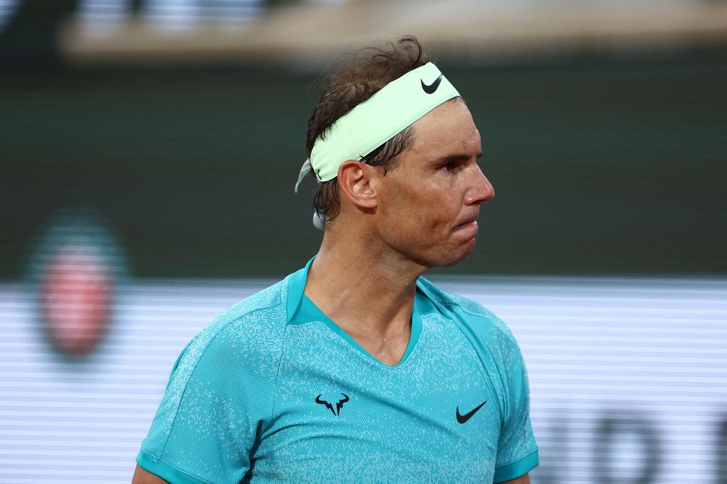 Rafael Nadal couldn't defeat Alexander Zverev in the French Open on Monday.
