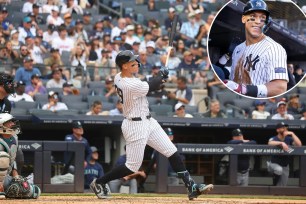 Aaron Judge was batting .276 with a 1.026 OPS, 15 home runs and 17 doubles on the season entering the Yankees' game Friday.
