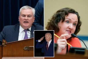 James Comer, Katie Porter and Joe Biden