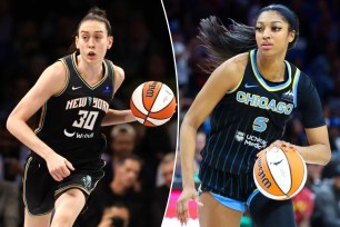 Breanna Stewart and Angel Reese