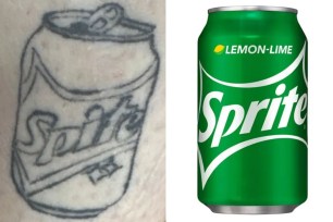 Spite soda, anyone? A typo gave this man's tattoo a whole new meaning.