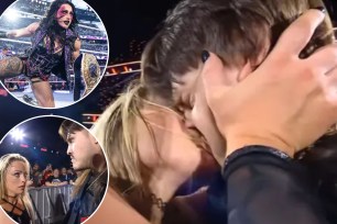 Liv Morgan kissed Dominik Mysterio kissed on WWE RaW