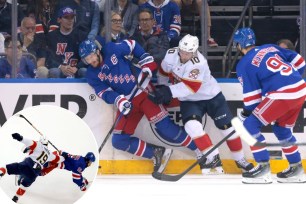 Rangers fail to math Panthers physicality in Game 1 
