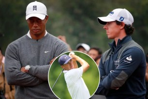 Tiger Woods and Rory McIlroy; Jordan Spieth