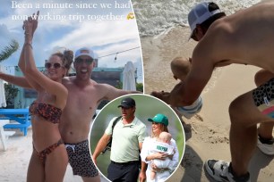 Jena Sims shares intimate look at Brooks Koepka getaway after packed week